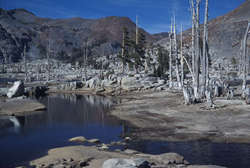 Lake Aloha, nearing the end of summer