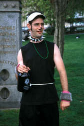 Scott in Washington Square Park