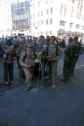 Two other ghostbusters, with beer dispensers