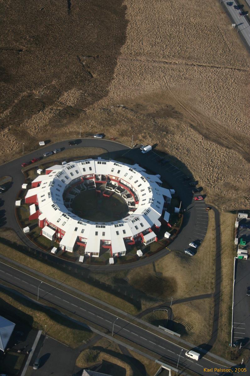 An interesting round appartment building near home