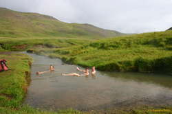 A moment of sun, Tanja, Karine and Matt