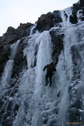 Chris on our second route