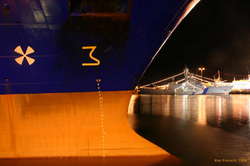 Big boat, rescue boat, little boat