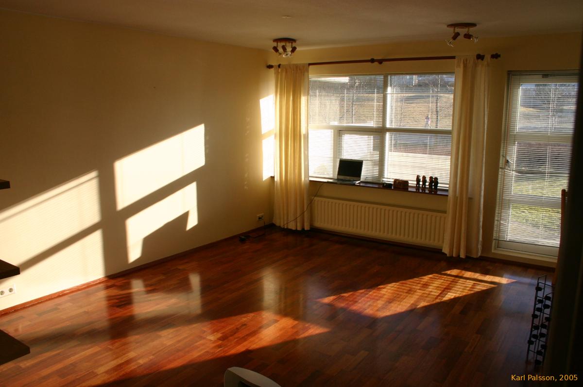 Big empty, south facing, patio and garden facing lounge room