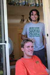 Toby and Karl not blowing bubbles