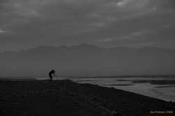 Photographers in the mist (Tanja near Skaftafell)