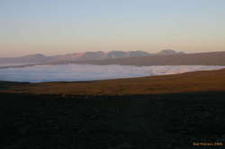 Ooh look, fog down in Fljótsdalur (over Lagarfljót)