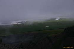 Down in the fog in Fljótsdalur