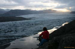 Tanja at Hoffellsjökull