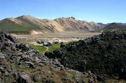 Landmannalaugar camping ground