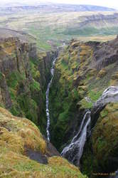 Looking back down the gorge