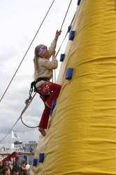 Awesome climbing wall!