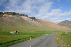 A bit of volcanism and a bit of glacial action makes for interesting contrasts
