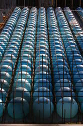 Cement laying technology on Borgatún 