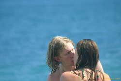 Lovers at the seashore, Jesse and Morgs