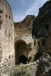 An actual outside church (Karagedik Kilise), now ruined