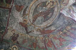 The roof is much better preserved (harder to get to)