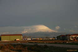 Hasan Daği in sunset light from Aksaray