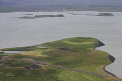 Grassy pseudocraters