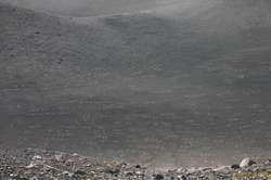 Graffiti on the floor of Hverfjall