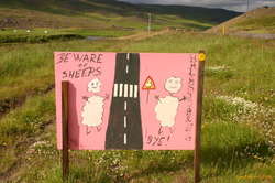 Cool sign near Engimýri