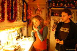 Mike, Anastassia and Mr Dean