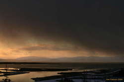 A snowstorm coming in