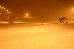 Bottom of the lifts at Bláfjall