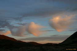 Hot air balloon clouds
