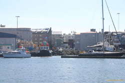 My house! (the smallest one hidden between the others)