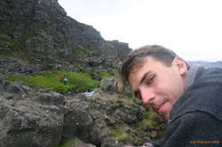 Mike loitering on a bridge