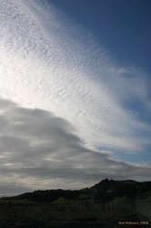 Fun clouds at the continental bridge