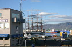 My, that's a big boat, let's go take a closer look