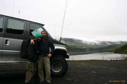 Nerida and Jared at the start of our walk (Exit stage right back)