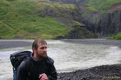 Jared, dripping wet already