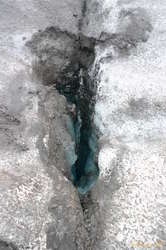 One of the first sinkholes we found