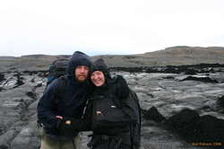 Jared and Nerida, facing the wind, facing the way forward