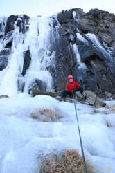 Steinar at the top of our climb