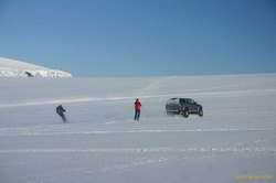 We've got snow, and big 4WDs