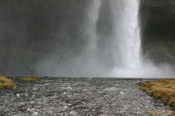 Outrun of Seljalandfoss