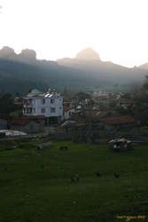 A fairly rundown little village in the same valley