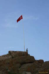Jared on top of the citadel above Afyon