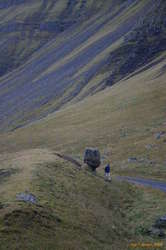 Wolfgang and the standing stone