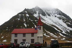 The church at Bolungarvík