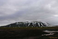 Geitafell after it snuck out of the grey