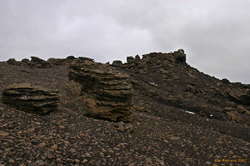 Eroded rocks on Sandfell