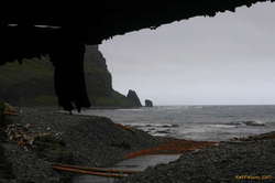 A shipping container with a view, Smiðjuvík