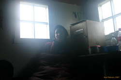 Karl waiting for the boat