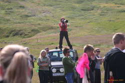 Little girl, big lens