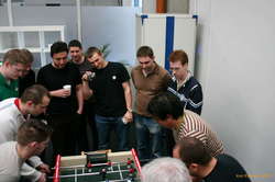 The crowd in the Red Stands watching game 1 of the grand final